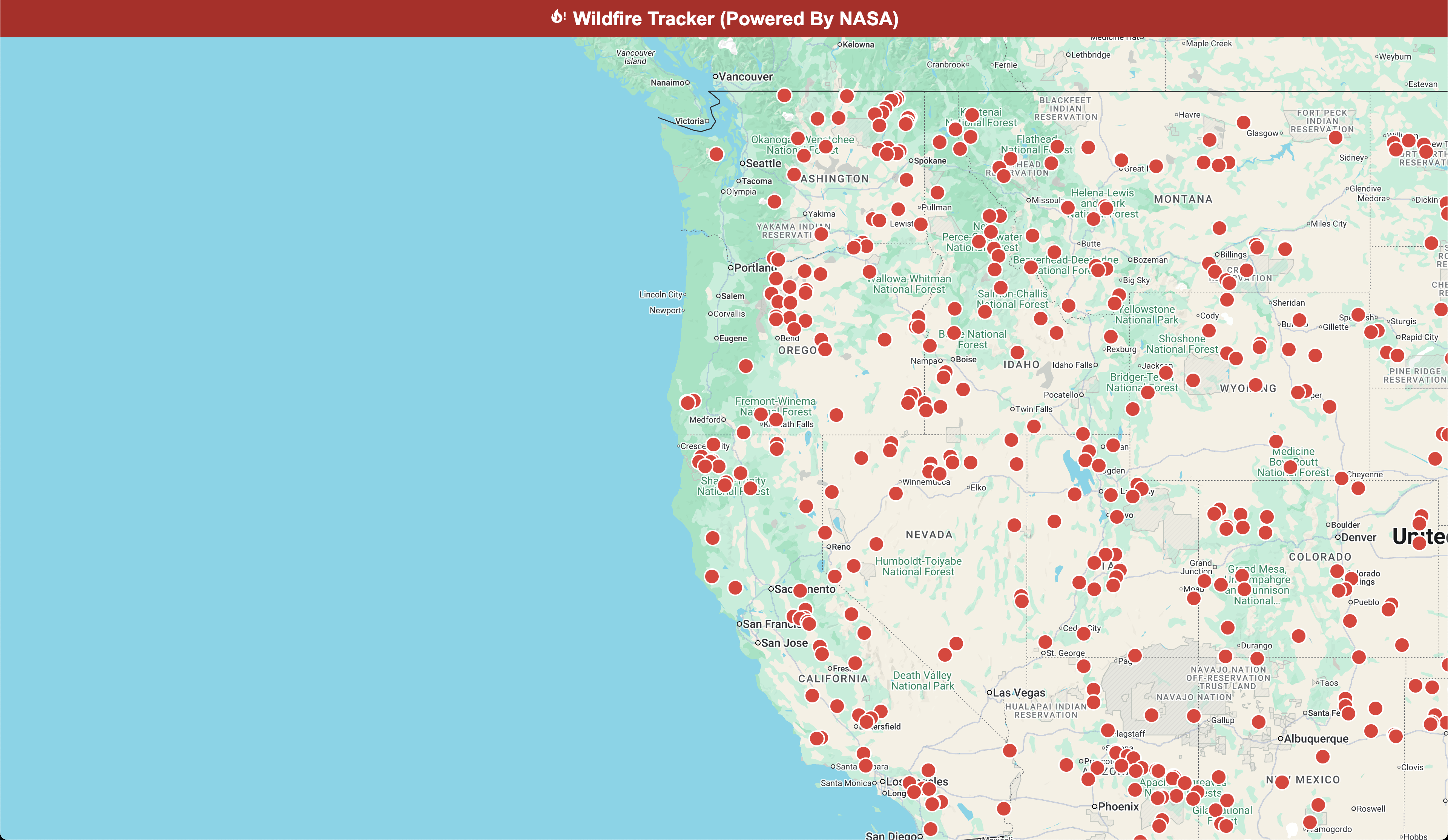 Wildfire Detector screenshot 1